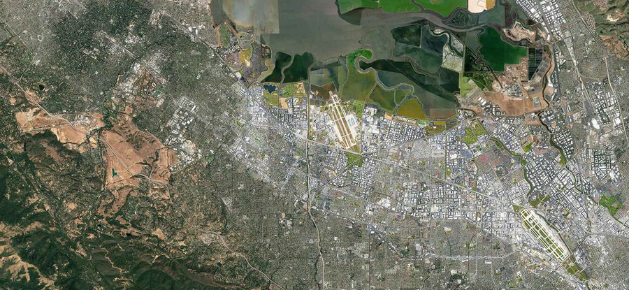 Silicon Valley, Maria Paez Gonzalez, Google Earth Image, 2018